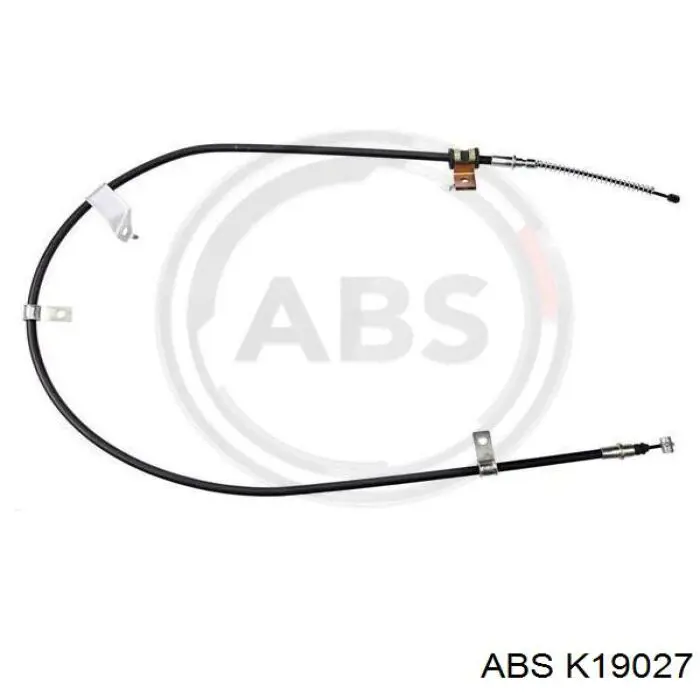 Cable de freno de mano trasero izquierdo K19027 ABS