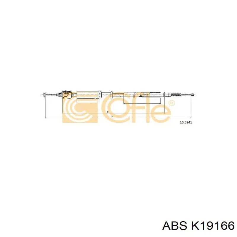 Задний трос ручника DP3110101538 Drive