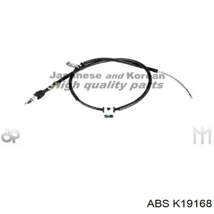 Трос стояночного тормоза задний правый ABS K19168 цена, от 18.85 USD