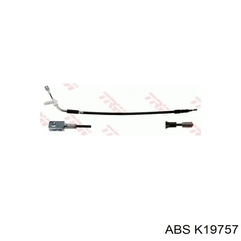 Трос ручника задний Mercedes A169420118528