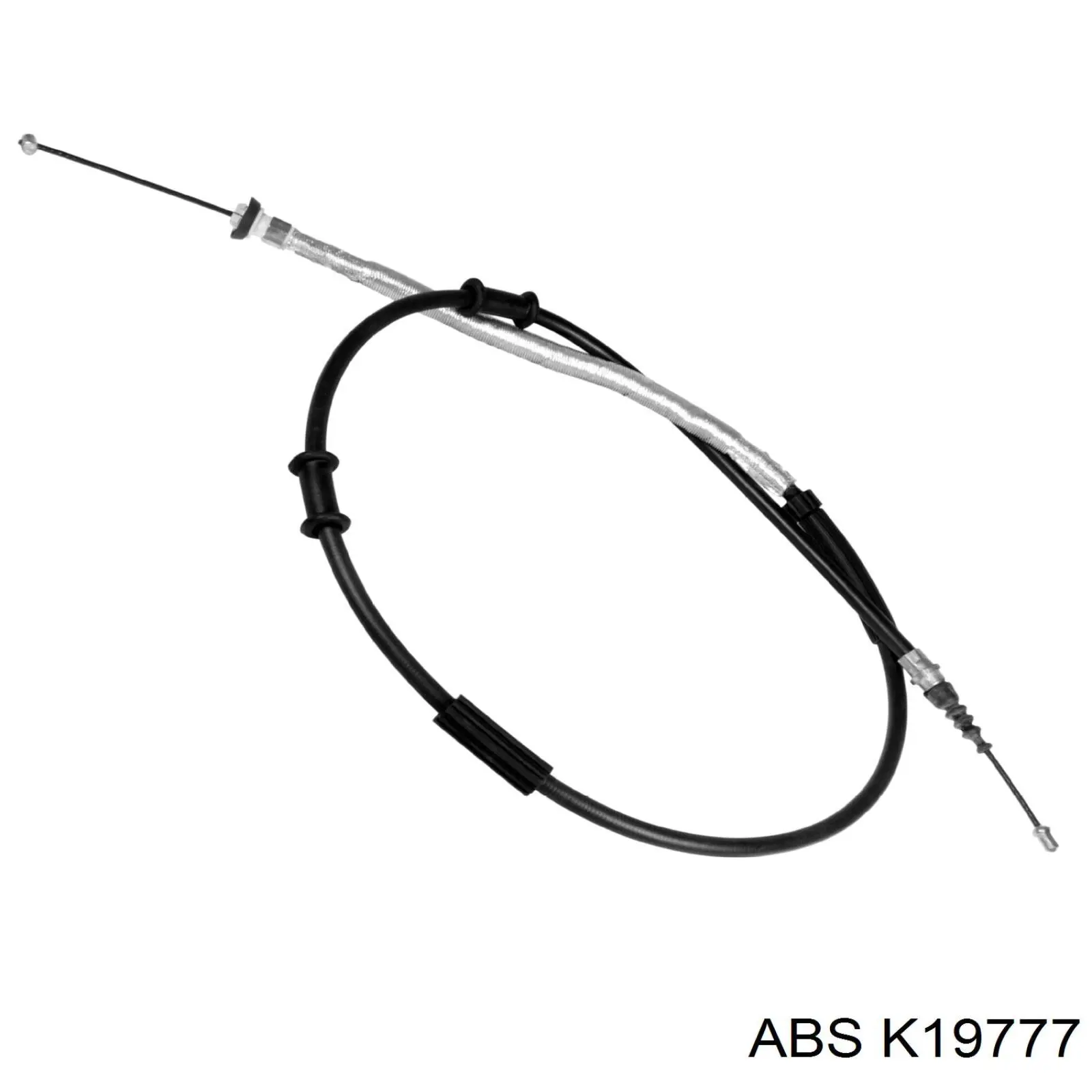 Cable de freno de mano trasero izquierdo K19777 ABS