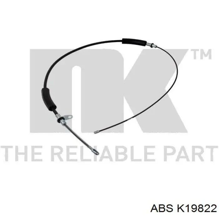 K19822 ABS трос ручного тормоза задний левый