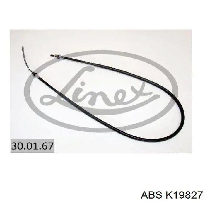 Трос ручного тормоза задний ABS K19827 цена, от 12.21 USD
