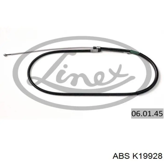 Трос стояночного тормоза задний правый ABS K19928 цена, от 11.71 USD