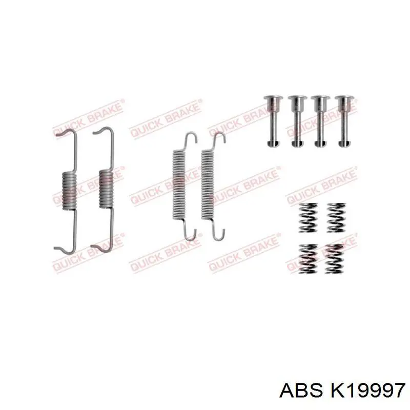 Трос стояночного тормоза задний правый ABS K19997 цена, от 8.79 USD