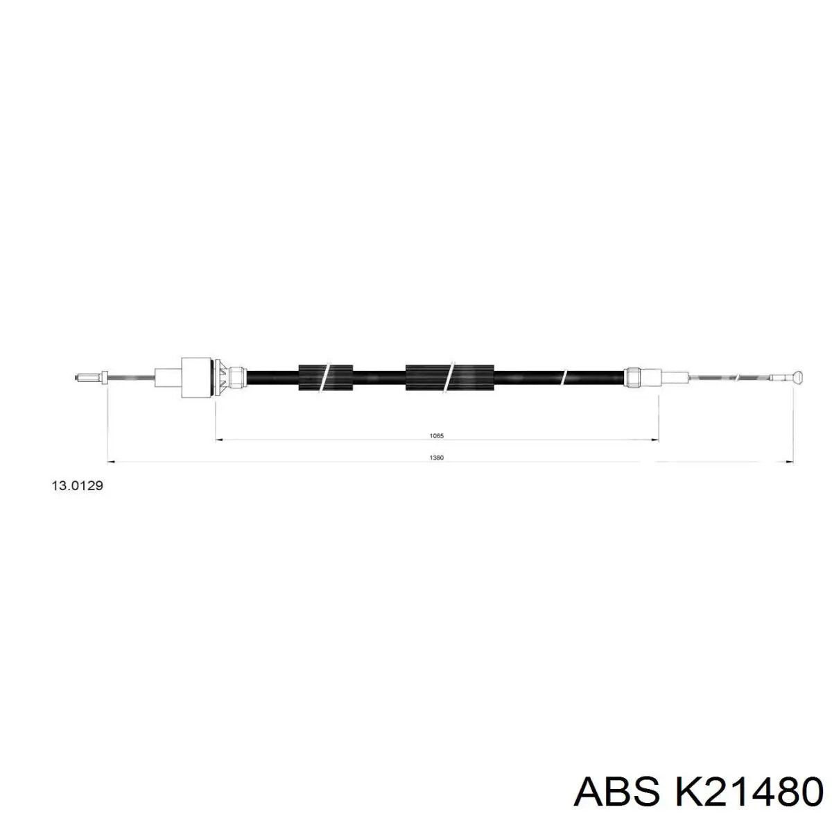 Трос сцепления K21480 ABS