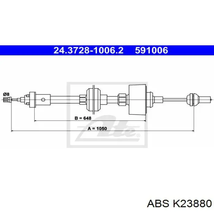 Тросик сцепления Adriauto AD410109