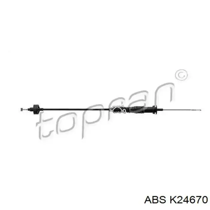 Трос сцепления K24670 ABS