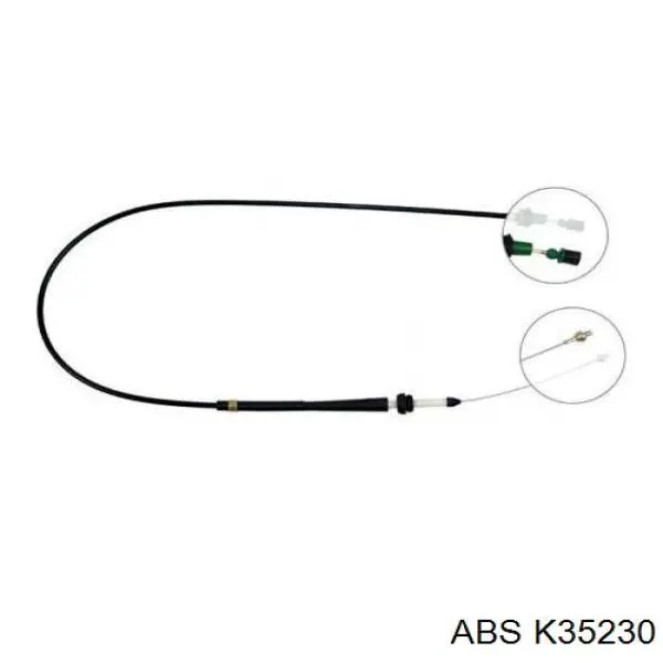 K35230 ABS трос/тяга газа (акселератора)