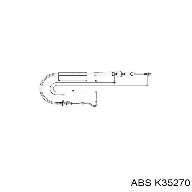 Трос газа K35270 ABS