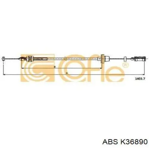 Тяга газа Cofle 14037 цена, от 17.02 USD