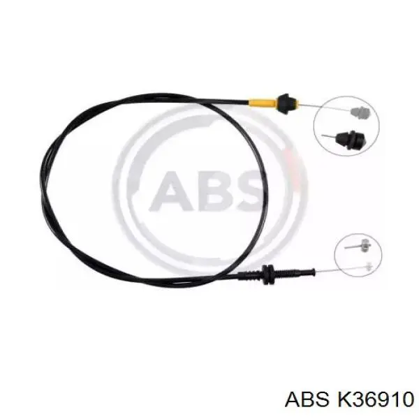 K36910 ABS трос/тяга газа (акселератора)