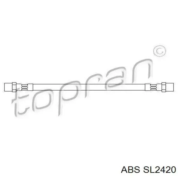 Тормозной шланг задний Febi 5741 цена, от 5.85 USD