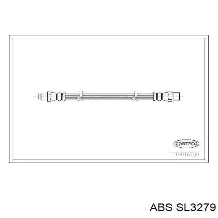 Задний тормозной шланг SL3279 ABS