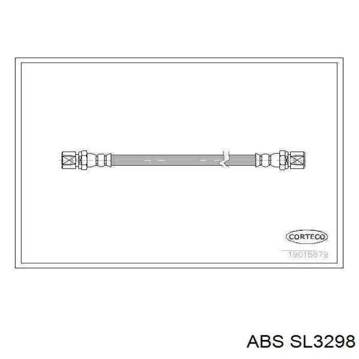 Задний тормозной шланг SL3298 ABS