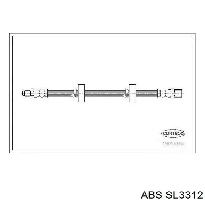Купить SL3312 ABS Тормозной шланг