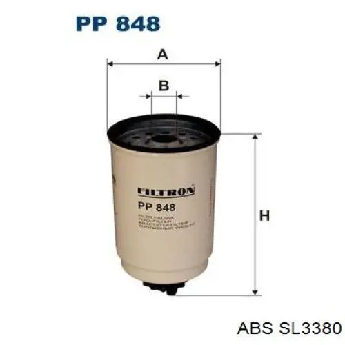 Купить SL3380 ABS Шланг тормозной передний