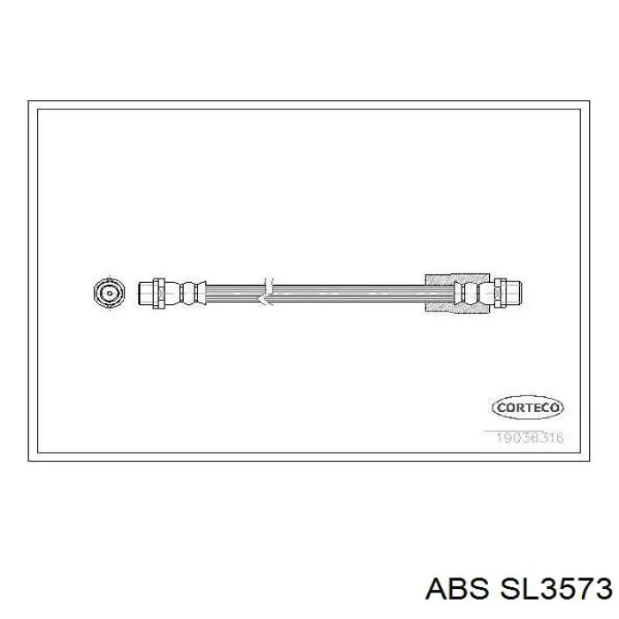 Шланг тормозной передний SL3573 ABS