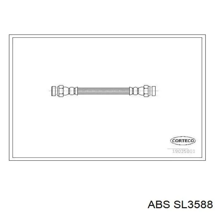 Купить SL3588 ABS Задний тормозной шланг