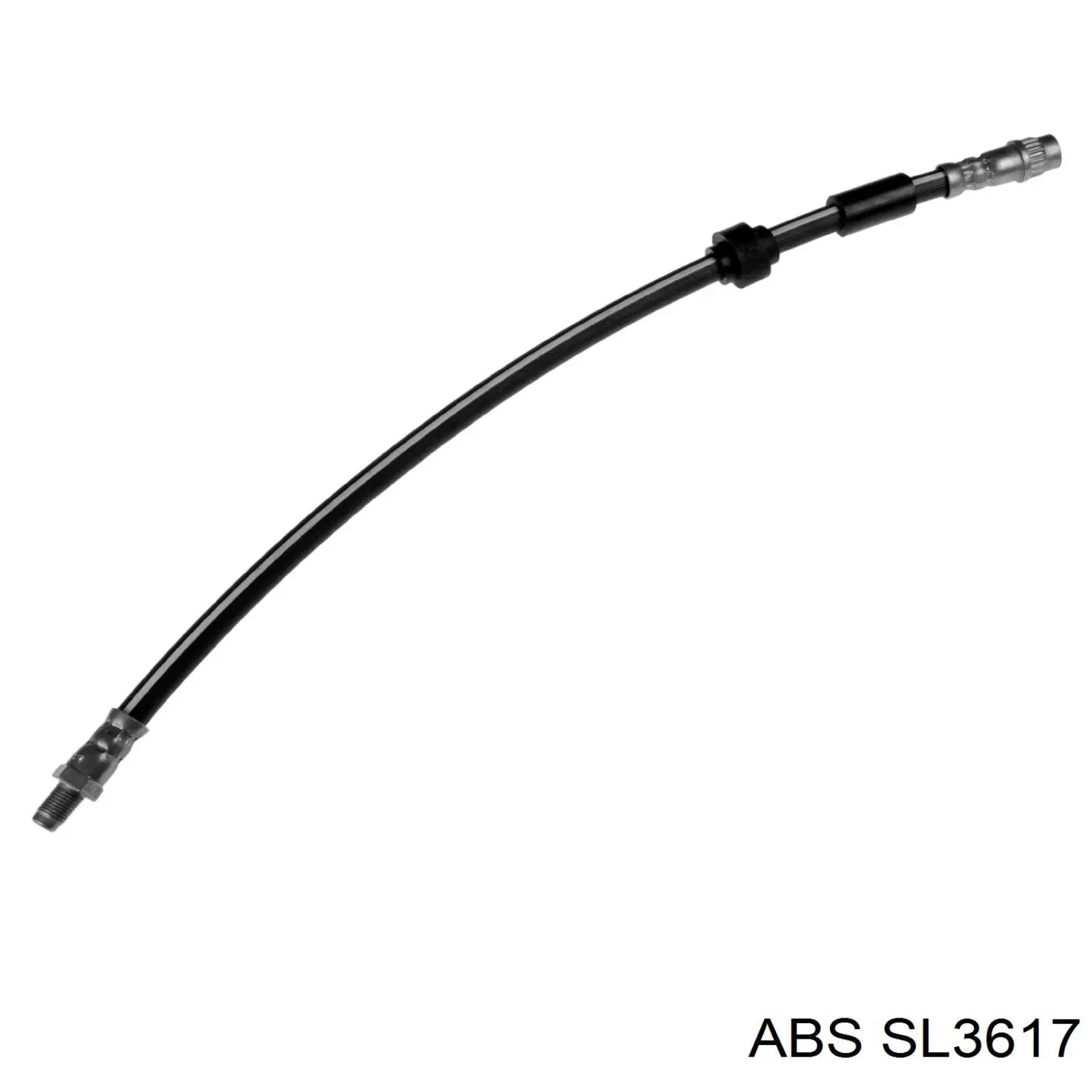 SL3617 ABS шланг тормозной задний