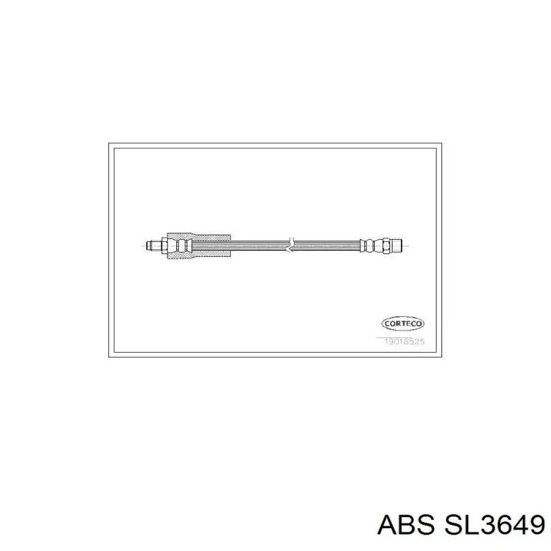 Задний тормозной шланг SL3649 ABS