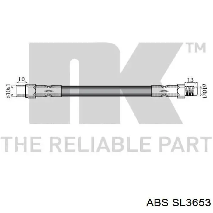 Купить SL3653 ABS Шланг тормозной передний