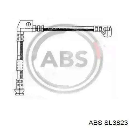 SL3823 ABS Шланг тормозной передний правый
