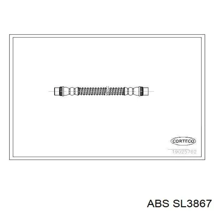 Тормозной шланг задний ABS SL3867 цена, от 5.36 USD