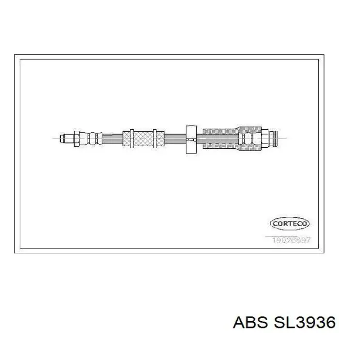 Шланг тормозной передний ABS SL3936 цена, от 5.23 USD