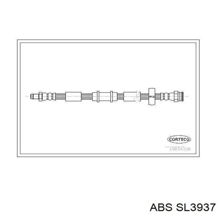 Купить SL3937 ABS Шланг тормозной передний