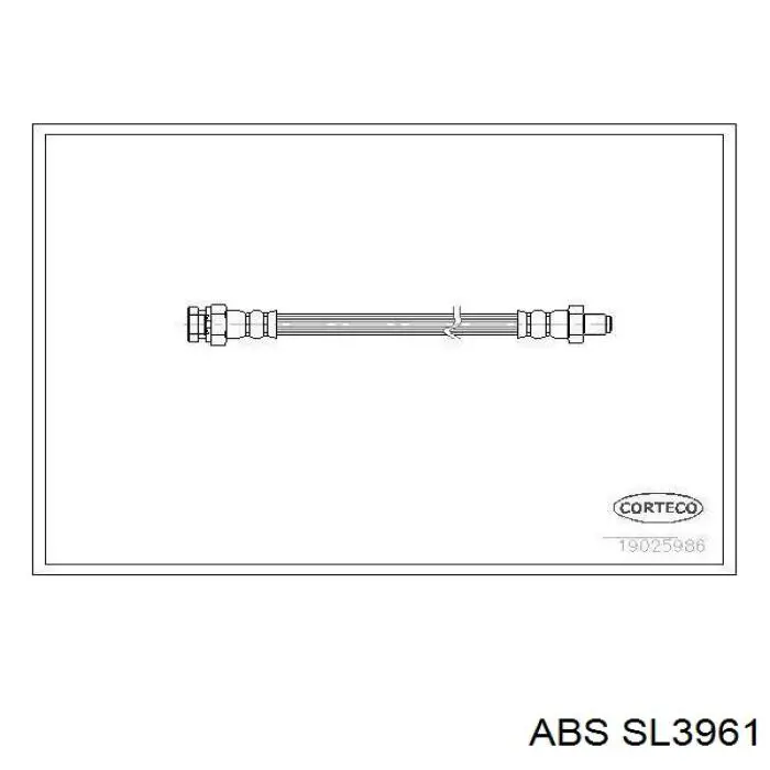 Купить MB699989 Mitsubishi Шланг тормозной передний