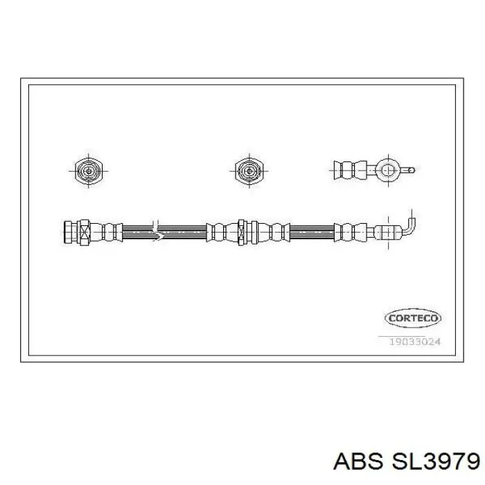 Купить 58912 Quick Brake Задний тормозной шланг