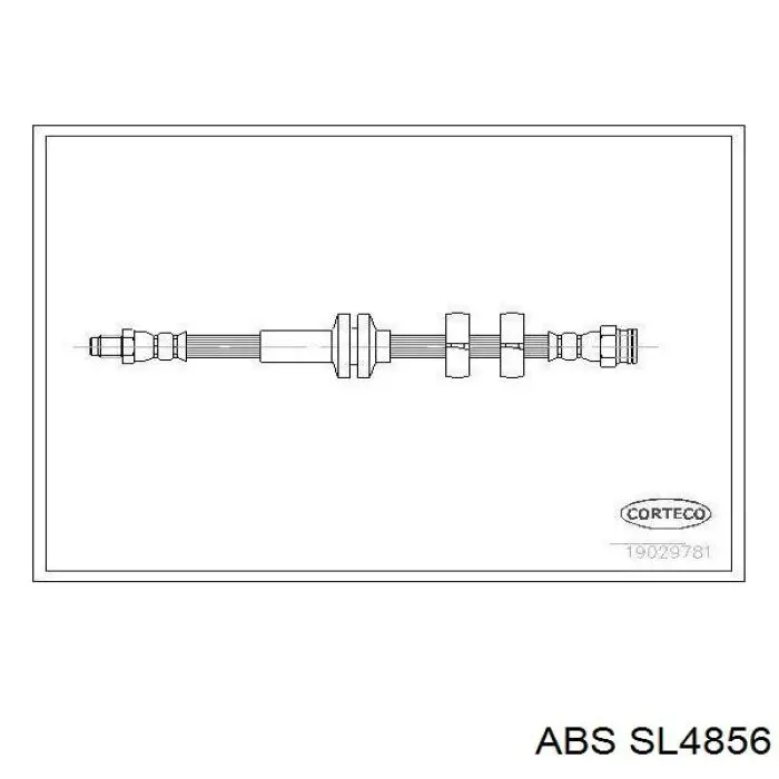 Шланг тормозной передний ABS SL4856 цена, от 7.28 USD