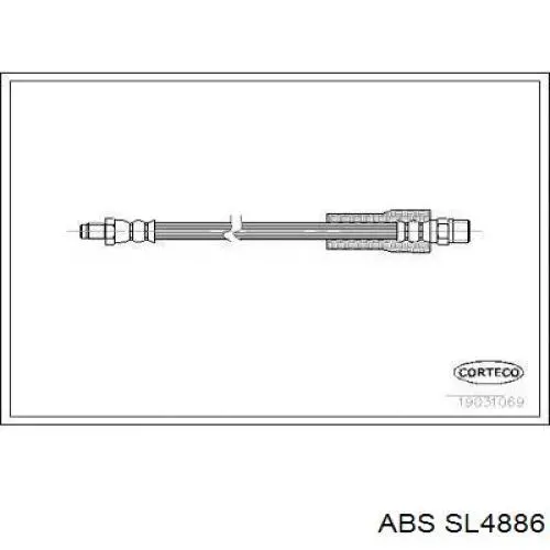 Задний тормозной шланг SL4886 ABS