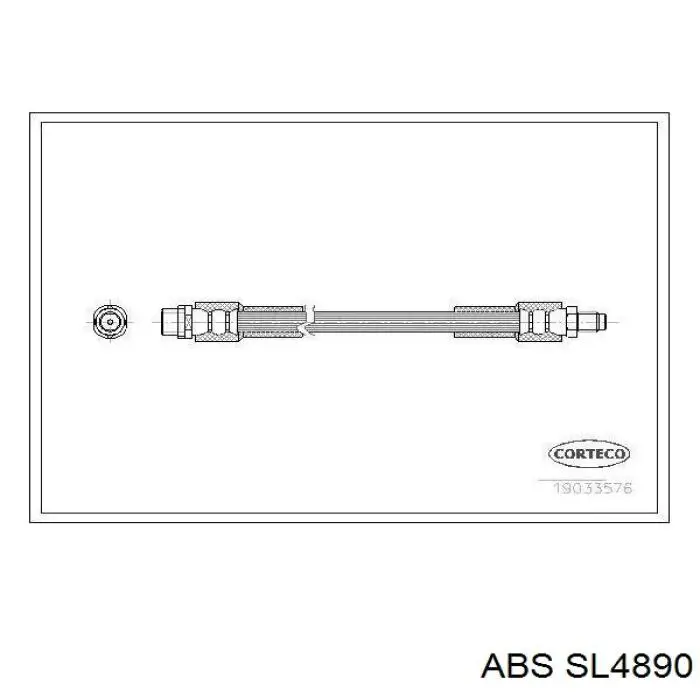Купить SL4890 ABS Задний тормозной шланг