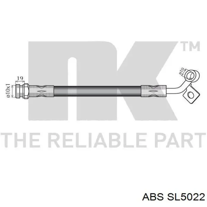 Тормозной шланг ABS SL5022 цена, от 15.69 USD