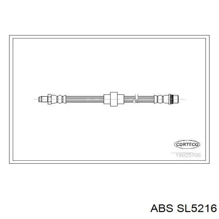 Шланг тормозной передний ABS SL5216 цена, от 4.46 USD