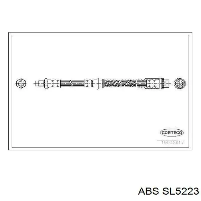 Шланг тормозной передний ABS SL5223 цена, от 14.64 USD