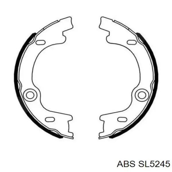 Шланг тормозной передний ABS SL5245