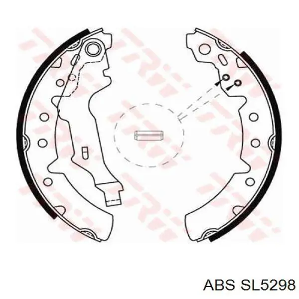 Шланг тормозной передний SL5298 ABS