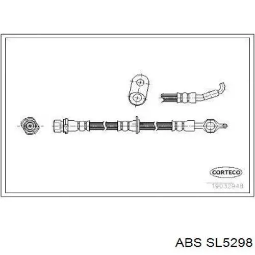 Купить SL5298 ABS Шланг тормозной передний
