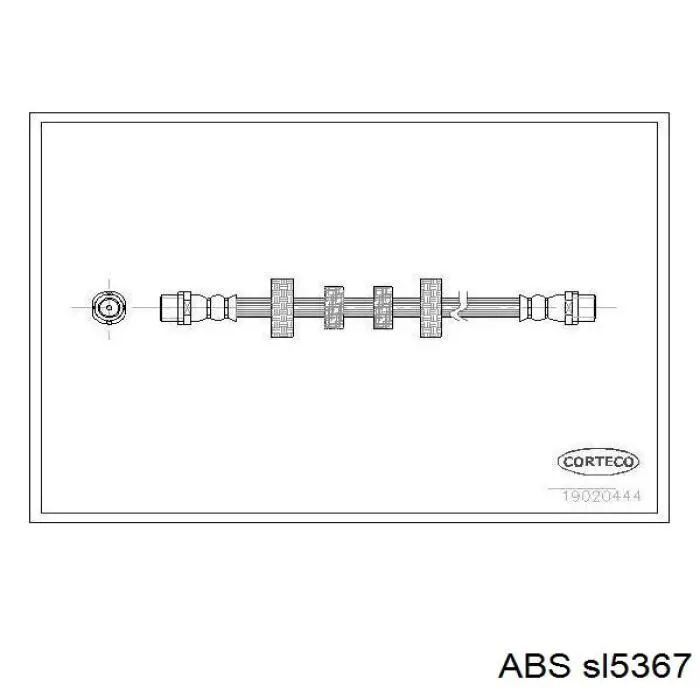 Шланг тормозной sl5367 ABS