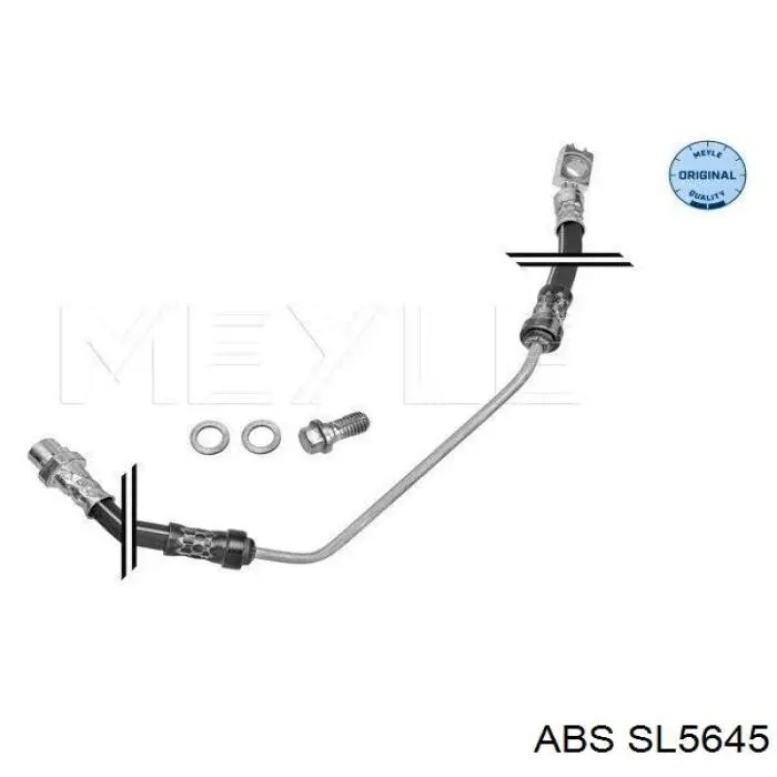 Шланг тормозной задний, левый ABS SL5645 цена, от 20.09 USD
