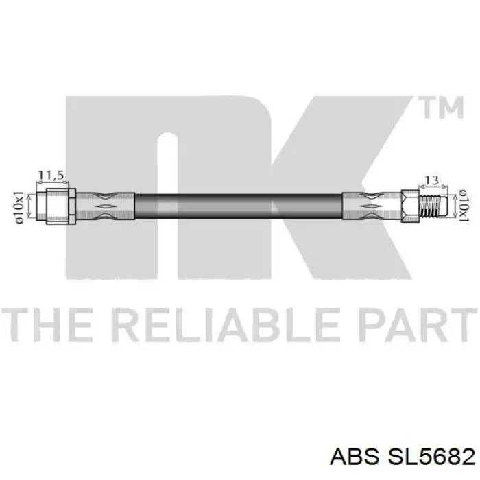 Купить SL5682 ABS Шланг тормозной передний