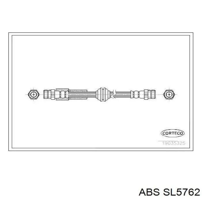 Купить SL5762 ABS Задний тормозной шланг