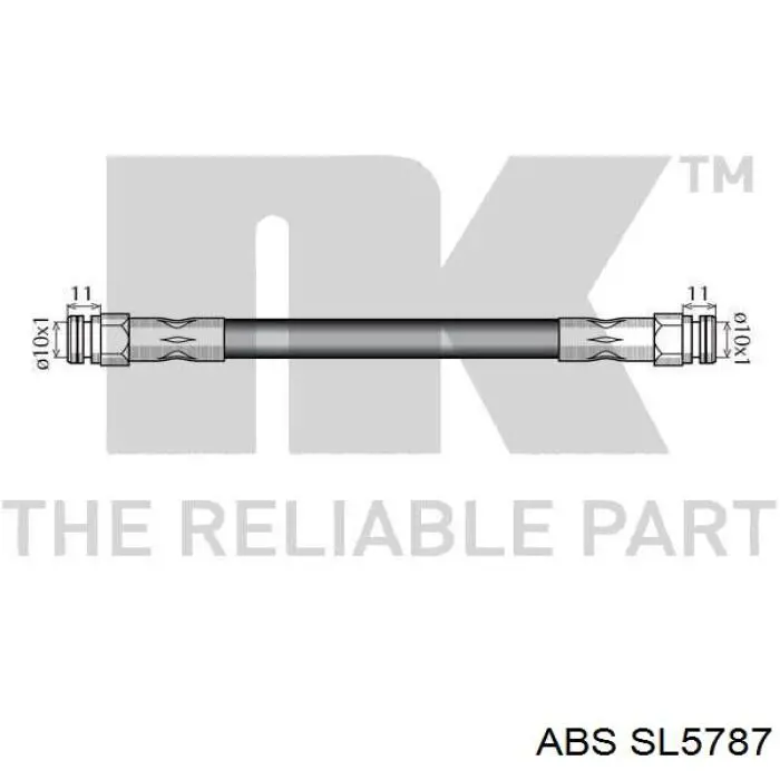 Тормозной шланг задний K&K FT0416 цена, от 10.43 USD