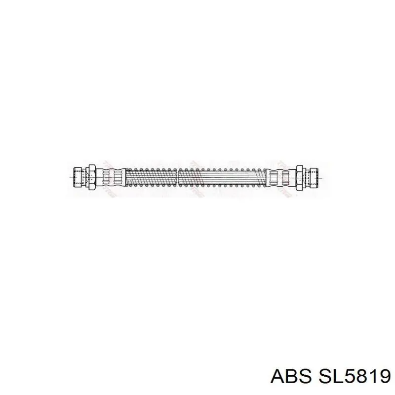 Шланг тормозной задний левый T30060 Brembo