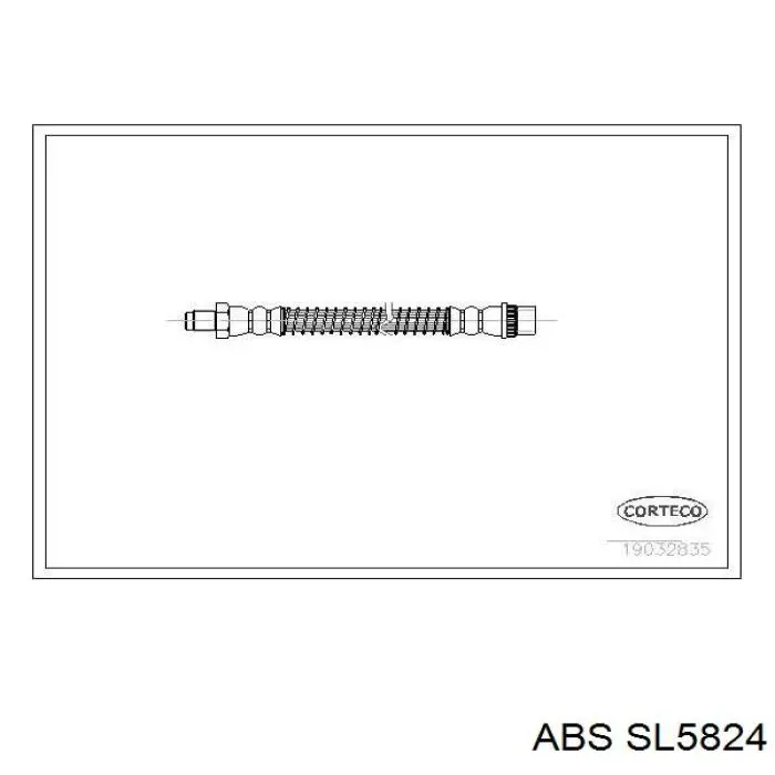 Тормозной шланг задний ABS SL5824 цена, от 4.76 USD
