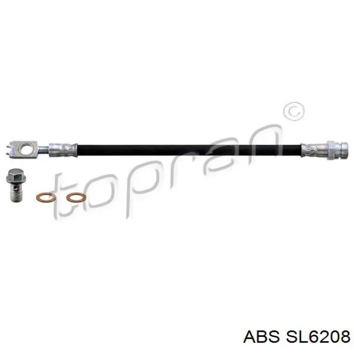 Tubo flexible de frenos trasero izquierdo SL6208 ABS