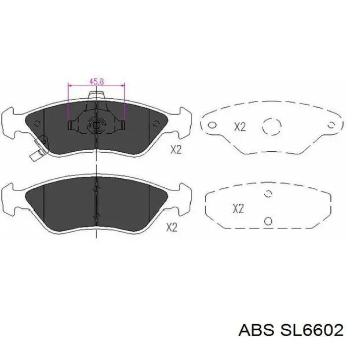 Купить C87152ABE ABE Шланг тормозной задний правый